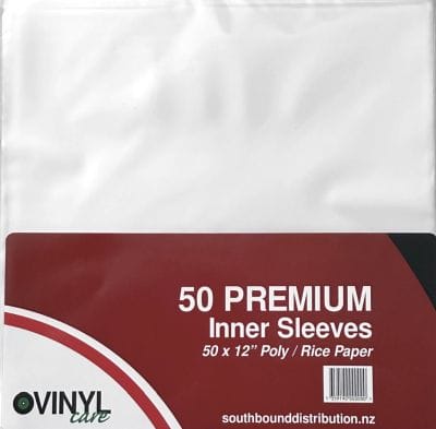 LP INNER SLEEVES RICE PAPER LINED - 50 PACK
