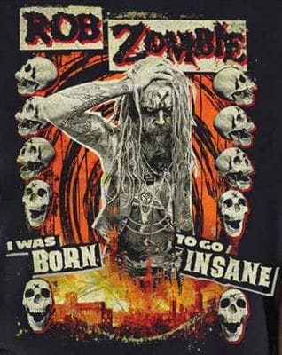 BORN TO GO INSANE TEE (XL)