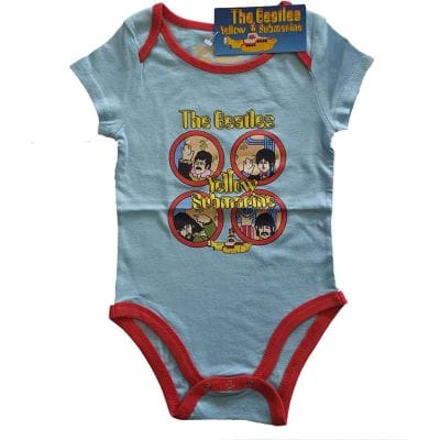 YELLOW SUBMARINE BABYGROW (9-12 MONTHS)