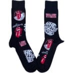 ROLLING STONES LOGO / ESTABLISHED SOCKS (SIZE UK 7-11)