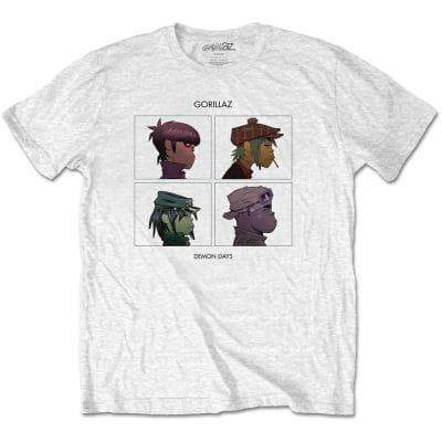 DEMON DAYS TEE (WHITE) (M)