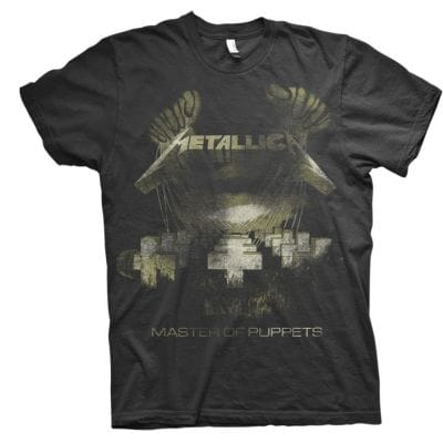 MASTER OF PUPPETS DISTRESSED TEE (2XL)