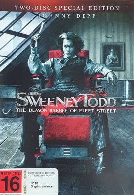 SWEENEY TODD (R16) (USED DVD)