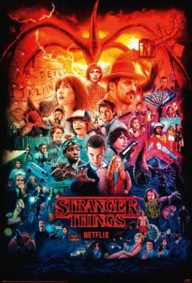 STRANGER THINGS 4 MONTAGE (POSTER) RACK 82