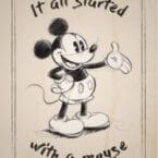 MICKEY MOUSE - IT ALL STARTED WITH A MOUSE (POSTER) 2ND RACK 64