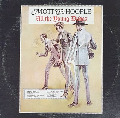 ALL THE YOUNG DUDES (USED VINYL) (COVER CONDITION FAIR)