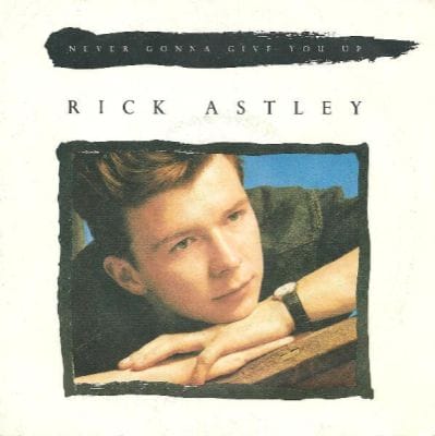 NEVER GONNA GIVE YOU UP (USED VINYL)