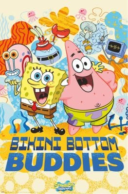 BIKINI BOTTOM BUDDIES (POSTER)