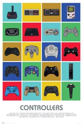 GAME CONTROLLERS (POSTER)