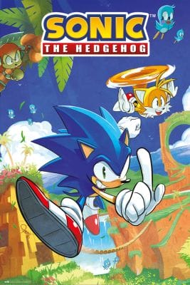 SONIC THE HEDGEHOG AND TAILS (POSTER)