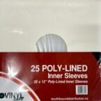 LP INNER SLEEVES POLYLINED - 25 PACK